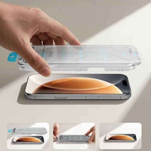 Szkło hartowane Benks OmniWarrior Anti-Drop Eye-Friendly do iPhone 18 Pro, czarne (11/12)