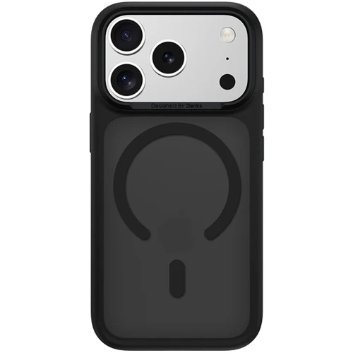 Etui Benks Magnetic Mist Metal Frame MagSafe do iPhone 18 Pro Max, czarne (1/12)