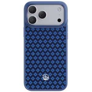 Etui aramidowe Benks Magnetic Armor Air Armor Grid Kevlar Metal Frame 600D MagSafe do iPhone 18 Pro Max, niebieskie
