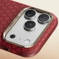 Etui aramidowe Benks ArmorGrid Edge X9 Air Kevlar MagSafe do iPhone 18 Pro Max, czerwone (11/16)