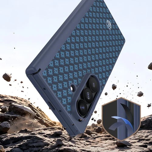 Etui Benks Magnetic Armor Grid Pro Grand Combo MagSafe do Samsung Galaxy Z Fold 8 Ultra, niebieskie (8/14)