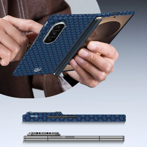 Etui Benks Magnetic Armor Grid Air Grand Combo MagSafe do Samsung Galaxy Z Fold 8 Ultra, niebieskie (10/15)