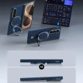 Etui Benks Magnetic Armor Grid Air Grand Combo MagSafe do Samsung Galaxy Z Fold 8 Ultra, niebieskie (12/15)