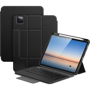 OUTLET: Etui z klawiaturą Bluetooth Dux Ducis (YK Series) do iPad Air 11" / 10.9" 2020-2026 / Pro 11" 2018-2022, czarne