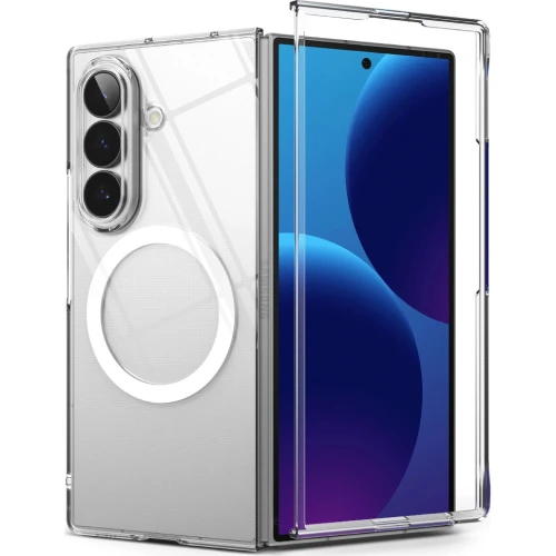 Etui Ringke Slim Magnetic do MagSafe, do Galaxy Z Fold8 Ultra przezroczysto-białe (4/9)