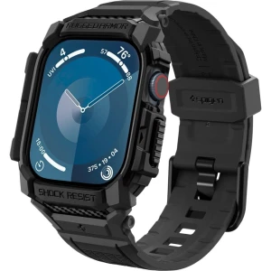 OUTLET: Etui z paskiem Spigen Rugged Armor Pro do Apple Watch 11 / 10 (46 mm), czarne
