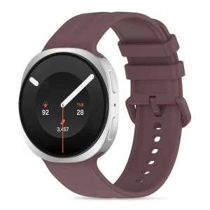 OUTLET: Pasek Tech-Protect Silicone Evo do Samsung Galaxy Watch 9 40 mm / 44 mm / 8 40 mm / 44 mm / 8 Classic 46 mm, śliwkowy