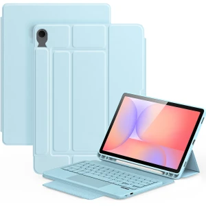 OUTLET: Etui z klawiaturą Bluetooth Dux Ducis (YK Series) do Galaxy Tab S10 Lite/S10 FE/S9 FE/S9, niebieskie