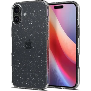 OUTLET: Etui Spigen Liquid Crystal Glitter do iPhone 16, przezroczyste z brokatem