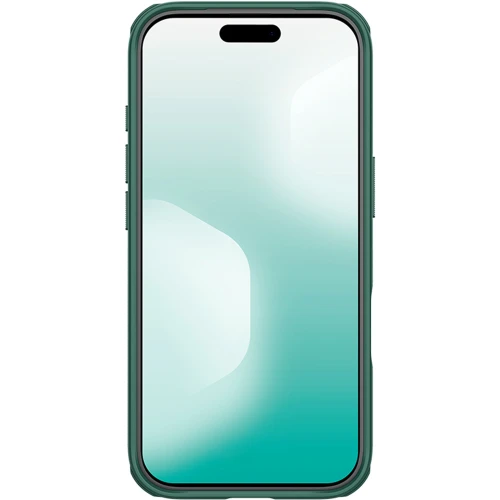 Etui Nillkin Super Frosted Shield Pro do iPhone 18 Pro / 17 Pro, ciemnozielone (5/6)