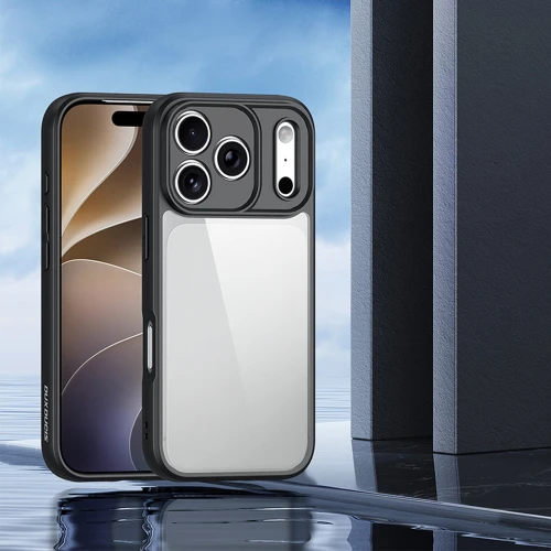 Etui Dux Ducis AIMO do iPhone 18 Pro Max / 17 Pro Max, przezroczysto-czarne (5/10)
