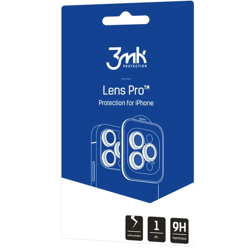 Osłona na aparat 3mk Lens Protection Pro do iPhone 18 Pro / Max, przezroczyste (8/8)