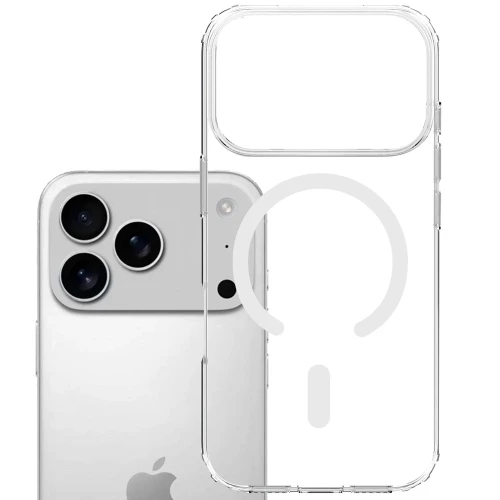 Etui 3mk Armor MagCase do MagSafe do iPhone 18 Pro / 17 Pro, przezroczysto-białe (7/12)
