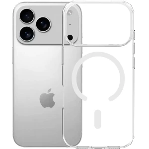 Etui 3mk Armor MagCase do MagSafe do iPhone 18 Pro Max / 17 Pro Max, przezroczysto-białe