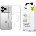 Etui 3mk Armor MagCase do MagSafe do iPhone 18 Pro Max / 17 Pro Max, przezroczysto-białe (2/13)