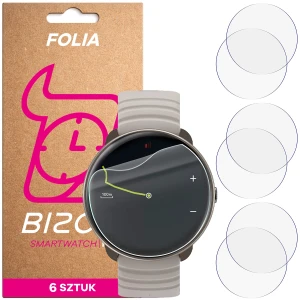 Folia ochronna na ekran zegarka Bizon Watch Film HydroFlex do Hammer Ventus, 6 sztuk