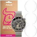 Folia ochronna na ekran zegarka Bizon Watch Film HydroFlex do Xiaomi Watch S4 41mm, 3 sztuki (1/5)