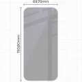 2x Prywatyzujące szklo hybrydowe z eko aplikatorem Bizon Eplikator Hybrid Shadow do Google Pixel 10a (2/5)