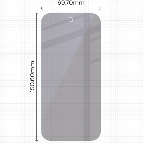 2x Prywatyzujące szklo hybrydowe z eko aplikatorem Bizon Eplikator Hybrid Shadow do Google Pixel 10a (2/5)