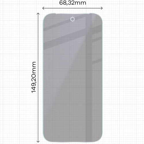 2x Prywatyzujące szklo hybrydowe z eko aplikatorem Bizon Eplikator Hybrid Shadow do Google Pixel 10 (2/5)