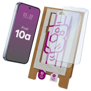 2x Szkło hybrydowe z eko aplikatorem Bizon Eplikator Hybrid Mule do Google Pixel 10a