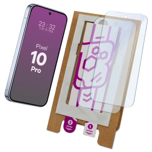 2x Szkło hybrydowe z eko aplikatorem Bizon Eplikator Hybrid Mule do Google Pixel 10 Pro