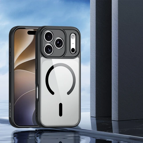 Etui Dux Ducis Aimo Mag do iPhone 18 Pro Max / 17 Pro Max, przezroczysto-czarne (5/11)