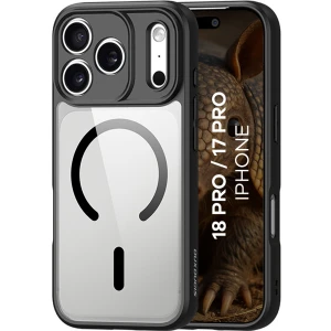 Etui Dux Ducis Aimo Mag do iPhone 18 Pro / 17 Pro, przezroczysto-czarne