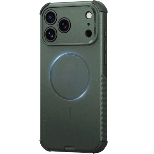 Etui ESR Cyber Tough do MagSafe do iPhone 18 Pro Max / 17 Pro Max, ciemnozielone (2/7)