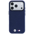 Etui BMW M Carbon Metal Logo MagSafe do iPhone 18 Pro Max / 17 Pro Max, granatowe (3/8)
