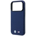 Etui BMW M Carbon Metal Logo MagSafe do iPhone 18 Pro Max / 17 Pro Max, granatowe (6/8)
