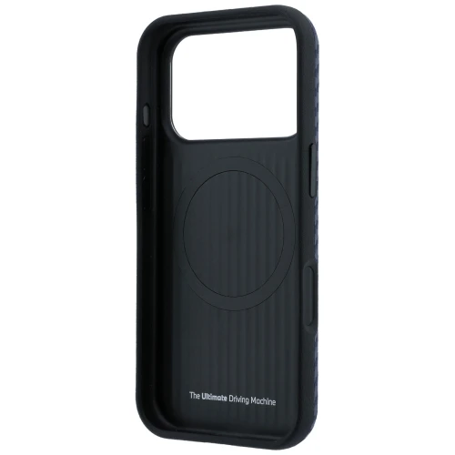 Etui BMW M Carbon Metal Logo MagSafe do iPhone 18 Pro Max / 17 Pro Max, granatowe (7/8)