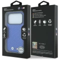 Etui BMW M Carbon Printed Ring MagSafe do iPhone 18 Pro Max / 17 Pro Max, niebieskie karbonowe (8/8)