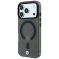 Etui BMW HC Sign Frosted IML MetaL Logo MagSafe do iPhone 18 Pro Max / 17 Pro Max, przezroczysto-czarne (2/9)