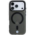 Etui BMW HC Sign Frosted IML MetaL Logo MagSafe do iPhone 18 Pro Max / 17 Pro Max, przezroczysto-czarne (3/9)