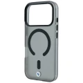 Etui BMW HC Sign Frosted IML MetaL Logo MagSafe do iPhone 18 Pro Max / 17 Pro Max, przezroczysto-czarne (6/9)