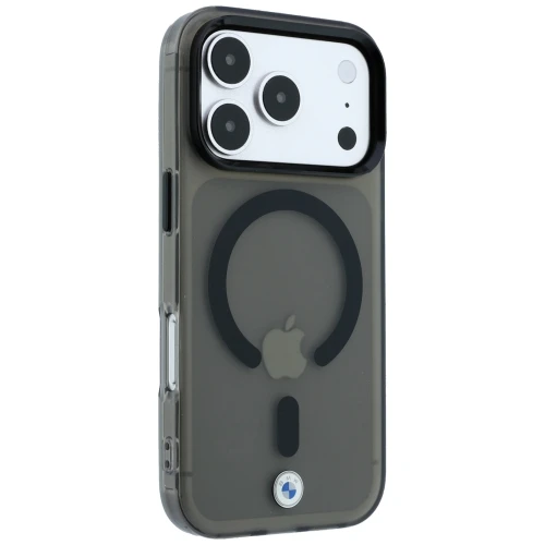 Etui BMW HC Sign Frosted IML MetaL Logo MagSafe do iPhone 18 Pro / 17 Pro, przezroczysto-czarne (4/9)