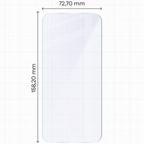 Elastyczne szkło hybrydowe Bizon Hybrid Mule do iPhone 18 Pro Max (2/4)