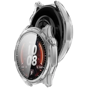 Etui ze szkłem do zegarka Bizon Case Watch Adamo do Honor Watch 6 / 6 Plus, przezroczyste