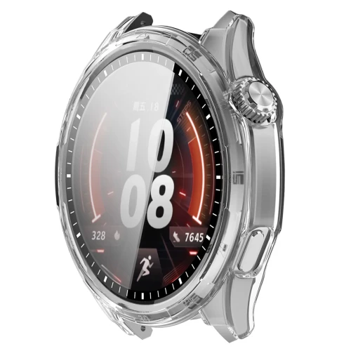 Etui ze szkłem do zegarka Bizon Case Watch Adamo do Honor Watch 6 / 6 Plus, przezroczyste (5/8)
