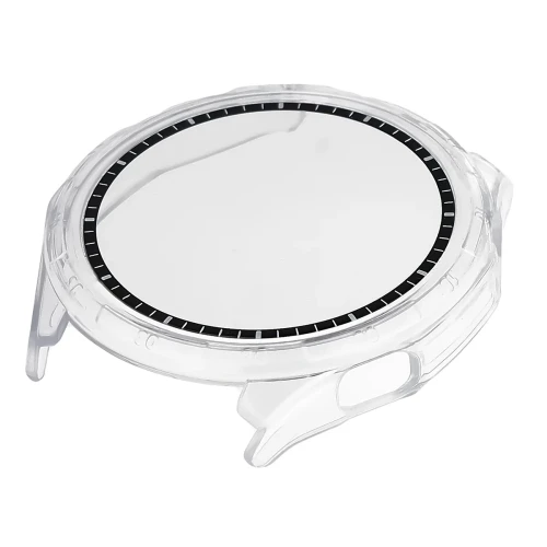 Etui ze szkłem do zegarka Bizon Case Watch Adamo do Honor Watch 6 / 6 Plus, przezroczyste (6/8)