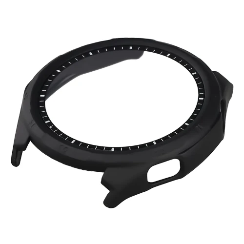 Etui ze szkłem do zegarka Bizon Case Watch Adamo do Honor Watch 6 / 6 Plus, matowe czarne (6/8)