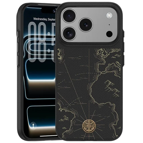 Etui aramidowe Benks ArmorEdge X1 Air Navigator Kevlar MagSafe do iPhone 18 Pro Max, czarne (1/12)