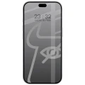 Prywatyzujące szkło hartowane Bizon Glass Edge Shadow Duo do iPhone 18 Pro, przyciemniane z czarną ramką, 2 sztuki (3/4)