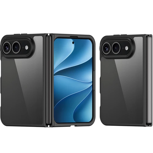Etui Dux Ducis AIMO do iPhone Ultra, przezroczysto-czarne (4/9)