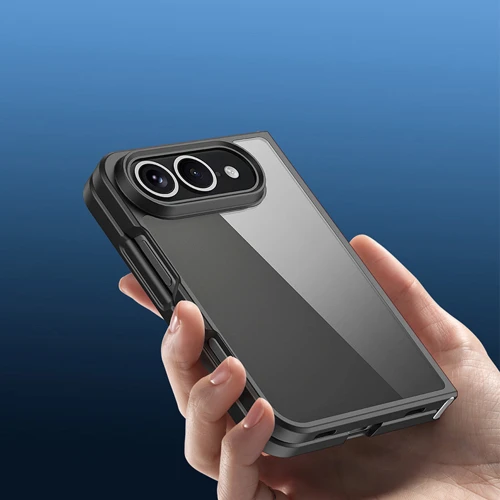Etui Dux Ducis AIMO do iPhone Ultra, przezroczysto-czarne (6/9)