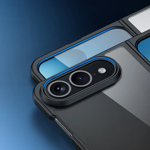 Etui Dux Ducis AIMO do iPhone Ultra, przezroczysto-czarne (8/9)