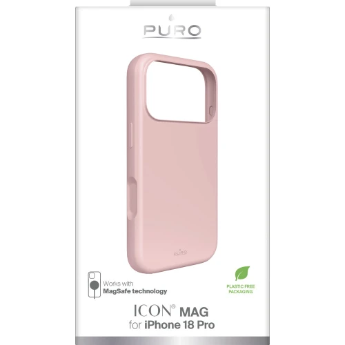 Etui Puro Icon Mag do iPhone 18 Pro / 17 Pro, do MagSafe, różowe (2/2)