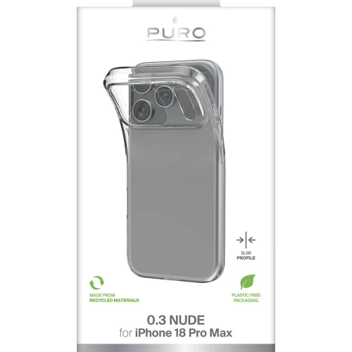 Etui Puro 0.3 Nude do iPhone 18 Pro Max / 17 Pro Max, przezroczyste (2/2)