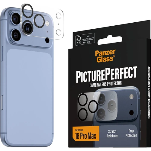 Szkło hartowane na aparat PanzerGlass PicturePerfect Camera Lens Protector dla iPhone 18 Pro Max, przezroczyste (6/6)